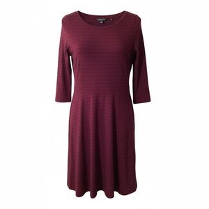 Toad&Co Organic Cotton Blend Striped Swing Dress